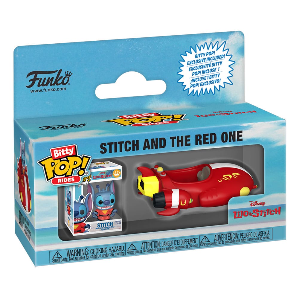 Lilo & Stitch Bitty POP! Rides Vinyl Figur Stitch and The Red One Image 2