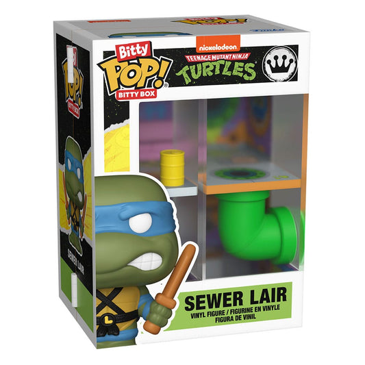 Teenage Mutant Ninja Turtles Bitty POP! Bitty Box Display mit 2 Vinyl Figuren Sewer Lair Image 2