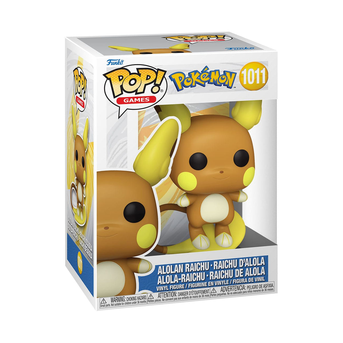 Pokémon POP! Games Vinyl Figur Raichu(Alolan)(EMEA) 9 cm Image 2