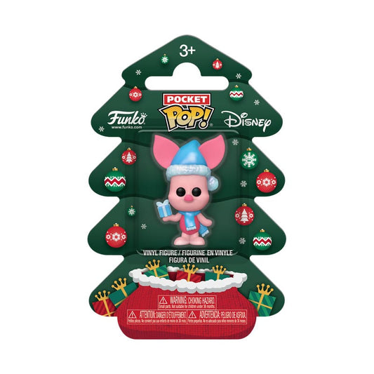 Winnie the Pooh Holiday 2025 Pocket POP! Vinyl Schlüsselanhänger Piglet Tree Holiday Box 4 cm Image 2