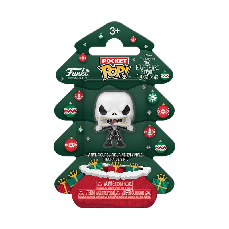 Nightmare before Christmas Holiday 2025 Pocket POP! Vinyl Schlüsselanhänger Jack Tree Holiday Box 4 cm Image 2