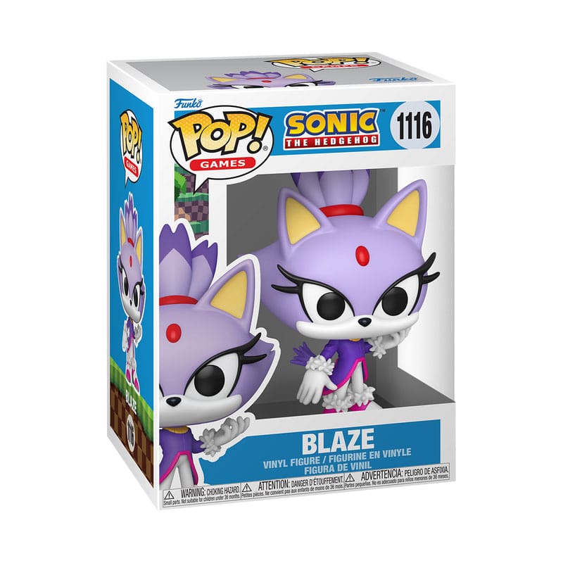 Sonic the Hedgehog POP! Games Vinyl Figur Blaze the Cat 9 cm Image 2