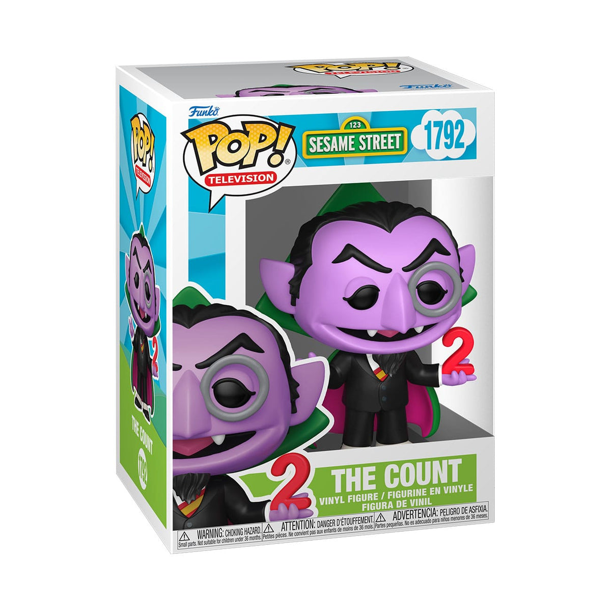 Sesamstraße POP! TV Vinyl Figur The Count 9 cm Image 2