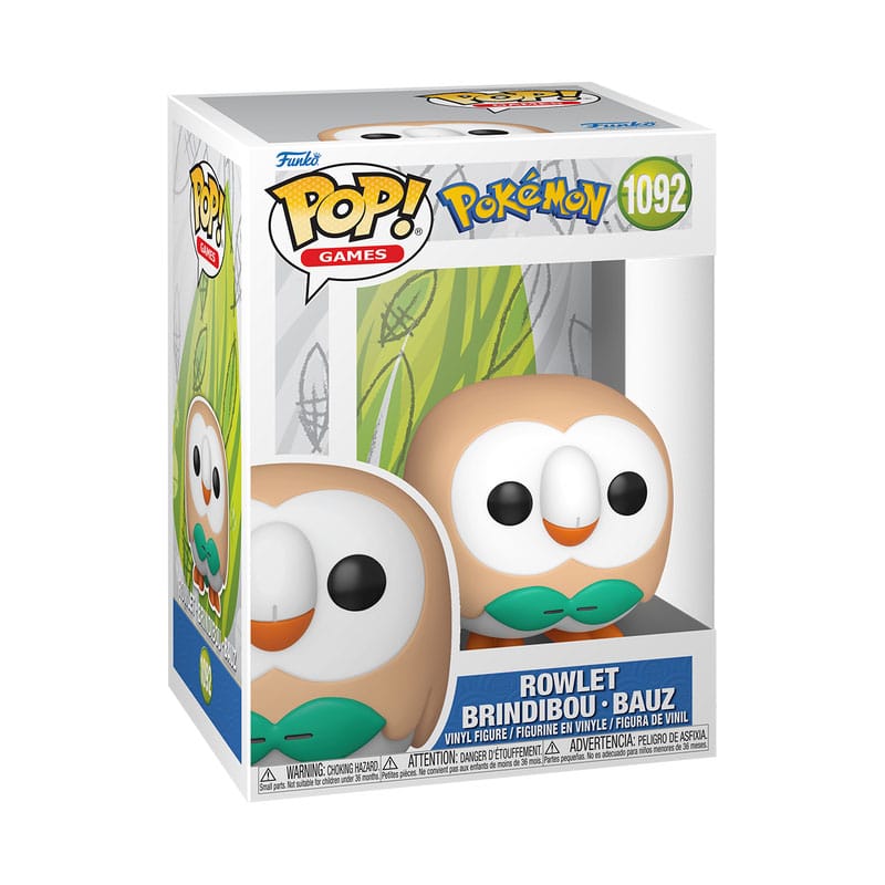 Pokémon POP! Games Vinyl Figur Rowlet 9 cm Image 2
