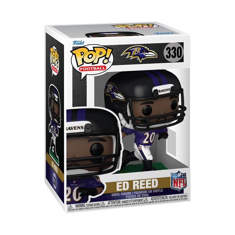 NFL: Legends POP! Sports Vinyl Figur Legends- Ed Reed(Ravens) 9 cm Image 2
