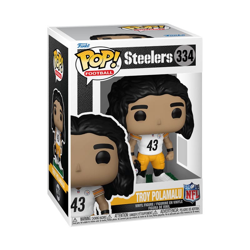 NFL: Legends POP! Sports Vinyl Figur Legends- Troy Polamalu(Steelers) 9 cm Image 2