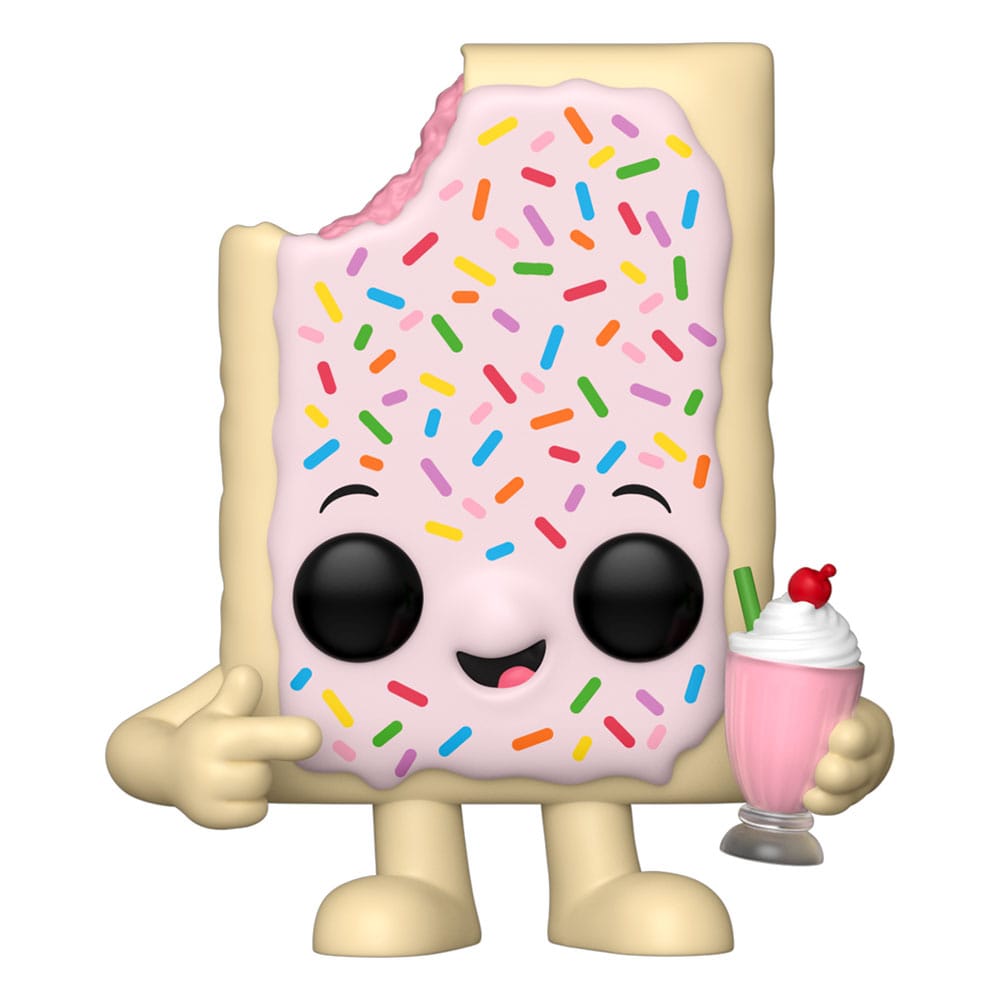Pop-Tarts POP! Ad Icons Vinyl Figur Pop-Tarts Mascot Strawberry Milkshake 9 cm Image 1