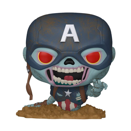 Marvel Zombies POP! Vinyl Figur Captain America 9 cm Image 1