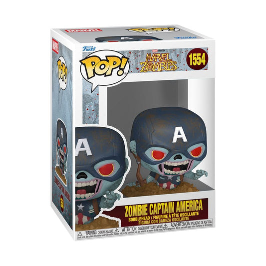 Marvel Zombies POP! Vinyl Figur Captain America 9 cm Image 2