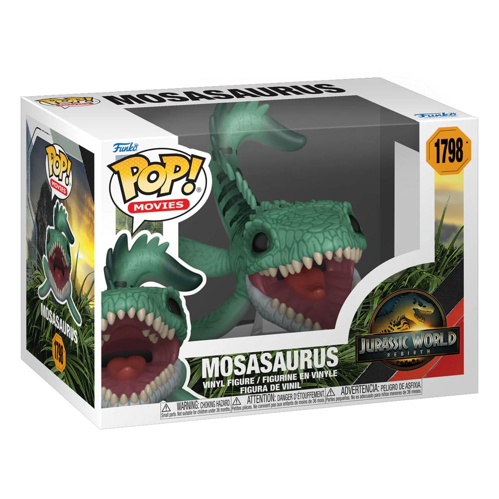 Jurassic World: Die Wiedergeburt POP! Movies Vinyl Figur Mosasaurus 9 cm Image 2