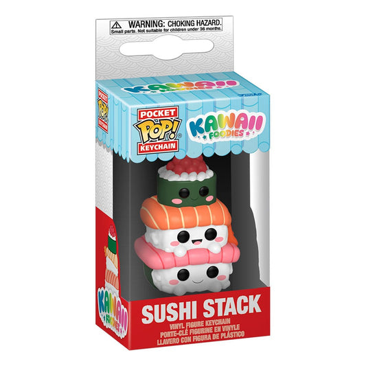 Kawaii Foodies Pocket POP! Vinyl Schlüsselanhänger 4 cm Sushi Stack Display (12) Image 2