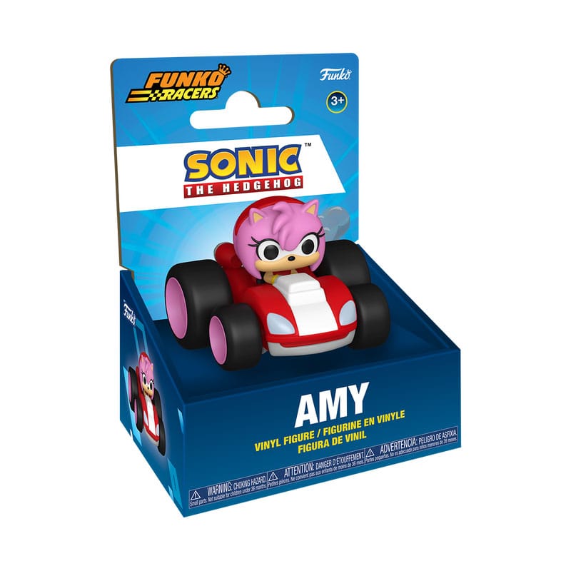 Sonic The Hedgehog Super Racers Diecast Figur Amy Rose 5 cm Image 2