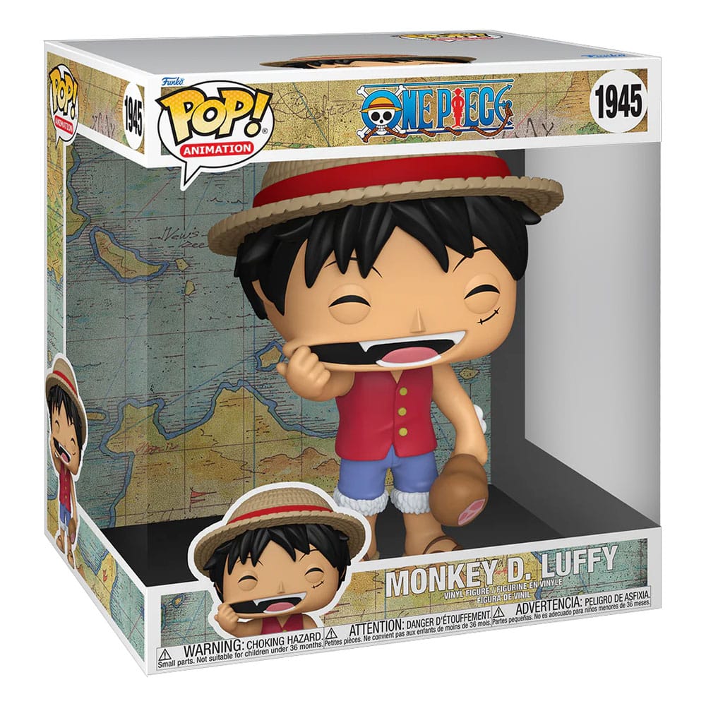 One Piece Super Sized Jumbo POP! Vinyl Figur Monkey D. Ruffy (Stretching) 25 cm Image 2