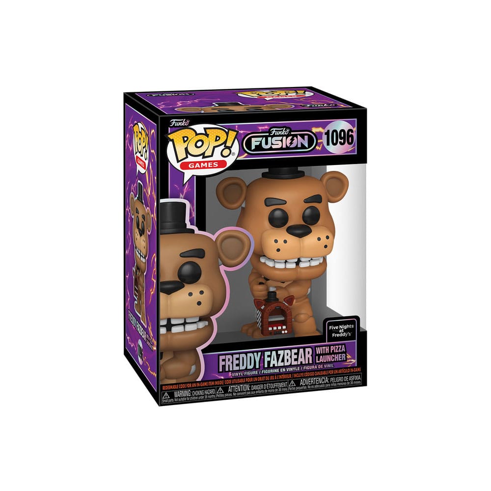 Funko Fusion POP! Games Vinyl Figuren Freddy Fazbear with Pizza Launcher w/CH 9 cm Sortiment (6) Image 3