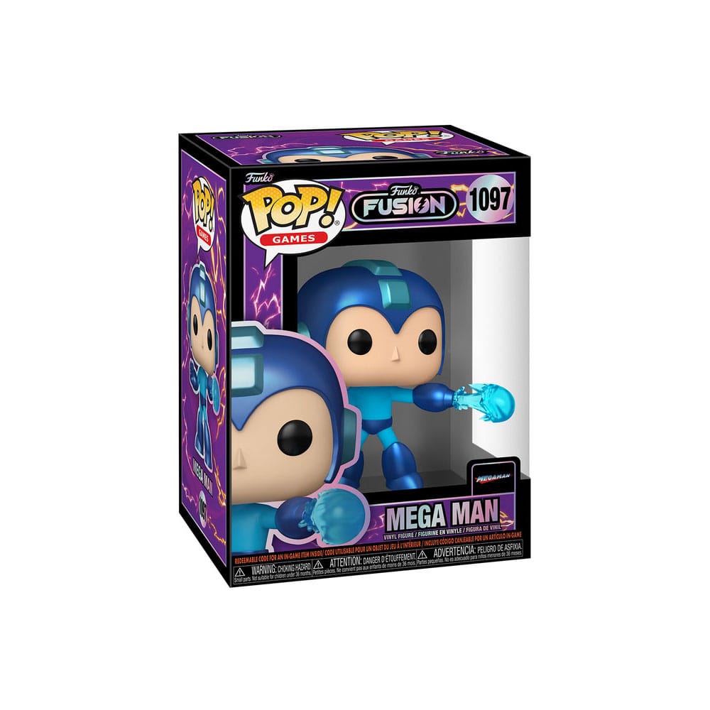 Funko Fusion POP! Games Vinyl Figuren Mega Man w/CH 9 cm Sortiment (6) Image 3