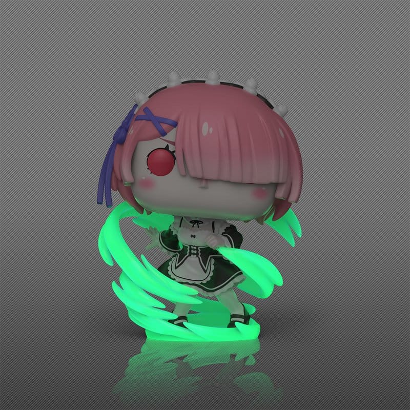 Re:Zero POP! Plus Vinyl Figur Ram (Wind Magic) (Glow) Exclusive 9 cm Image 2