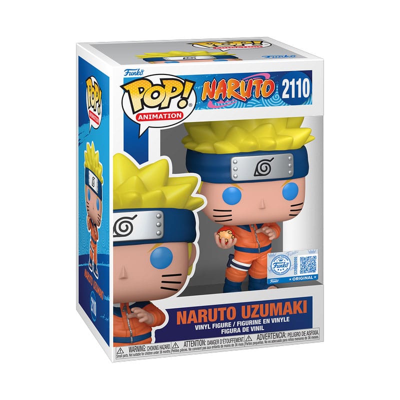 *heo Exclusive Edition* Naruto Pop! Animation Vinyl Figur Naruto Uzumaki with Water Balloon 9 cm Image 2