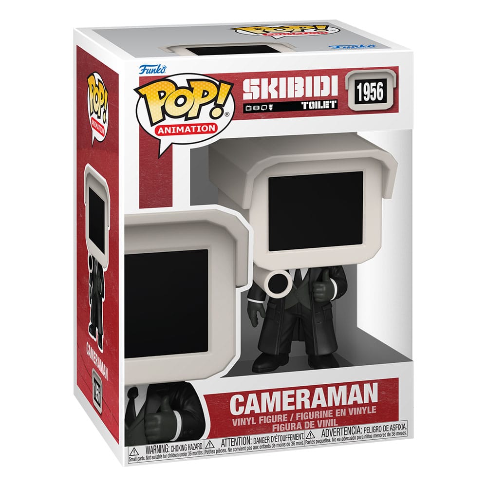 Skibidi Toilet POP! Rocks Vinyl Figur Cameraman 9 cm Image 2