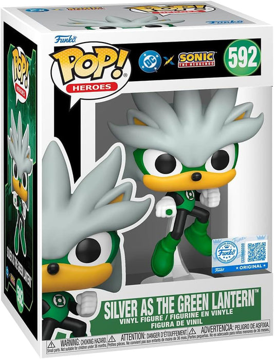 DC's Justice League and Sonic the Hedgehog POP! Movies Vinyl Figuren Silver/GL 9 cm Image 2