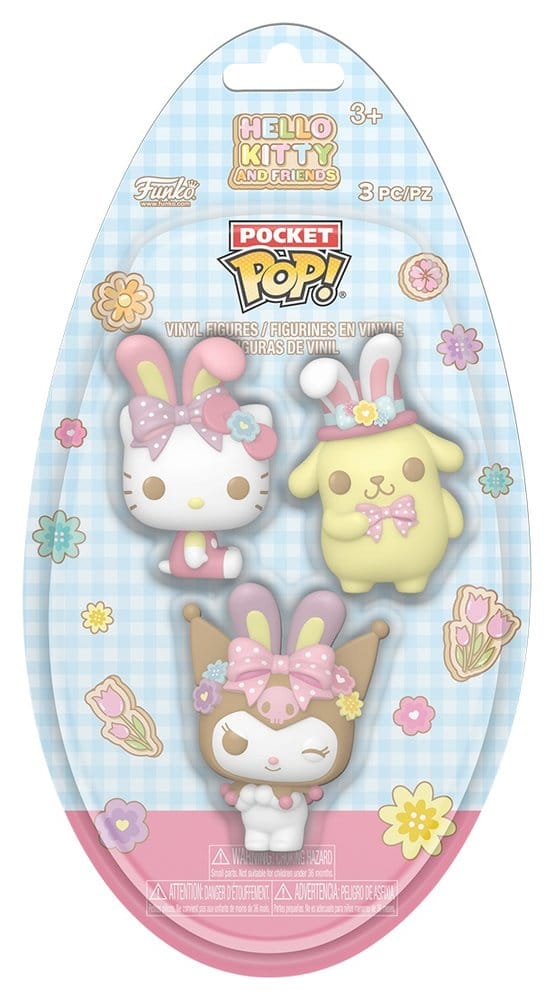 Hello Kitty Pocket POP! Vinyl Figuren Easter Egg 3-Pack HK 4 cm Image 2