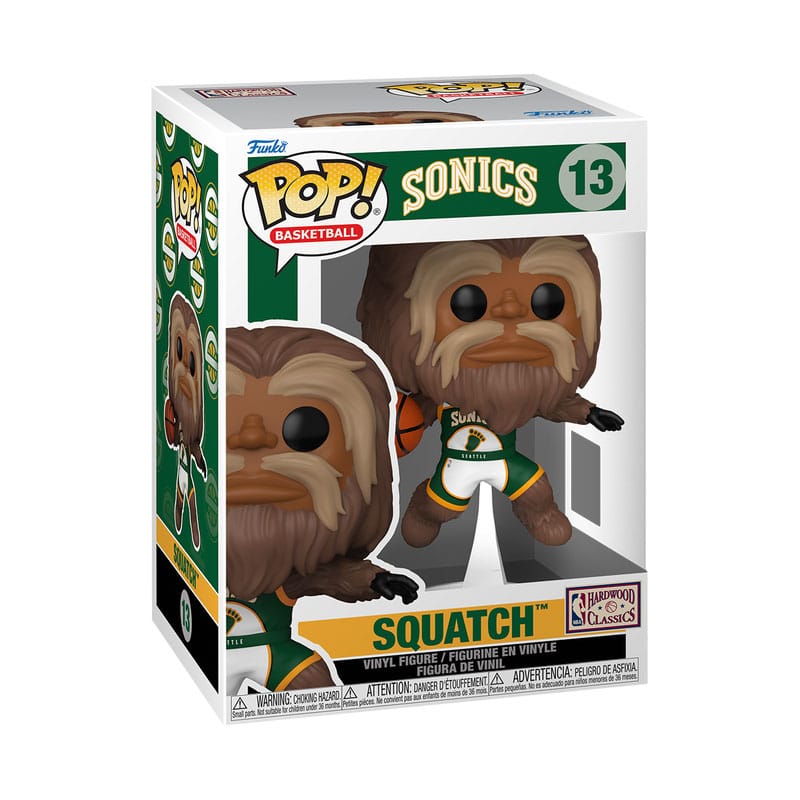 NBA Legends POP! Sports Vinyl Figur Mascots Sonics- Sasquatch 9 cm Image 2