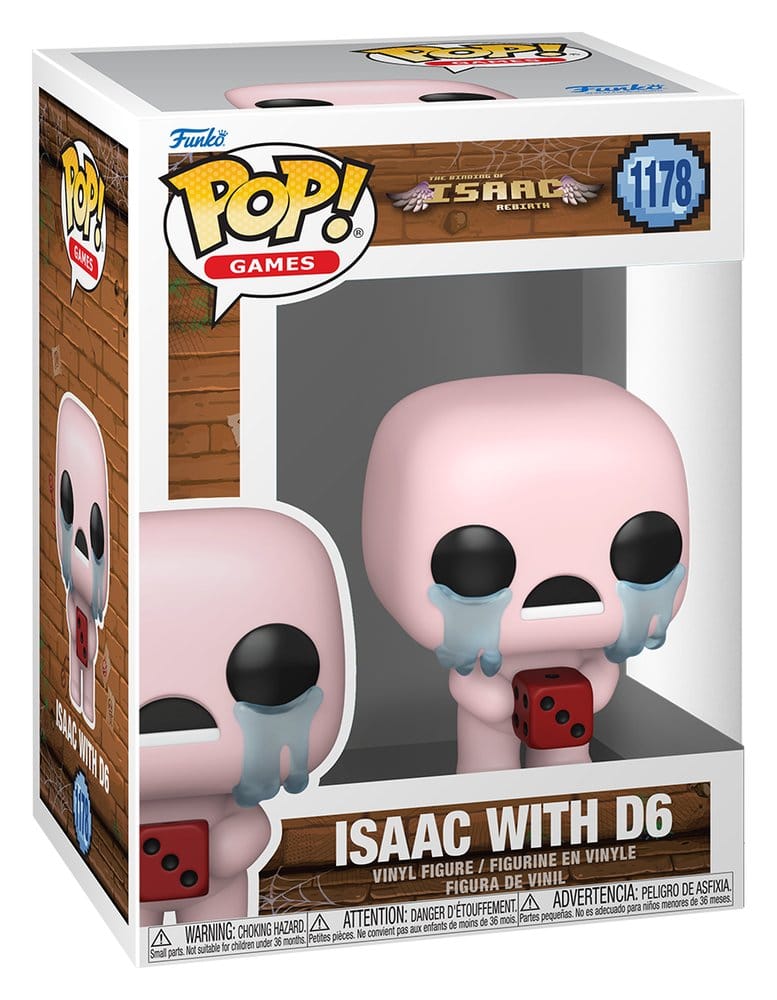 Binding of Isaac POP! Games Vinyl Figur Isaac w/dice 9 cm Image 2