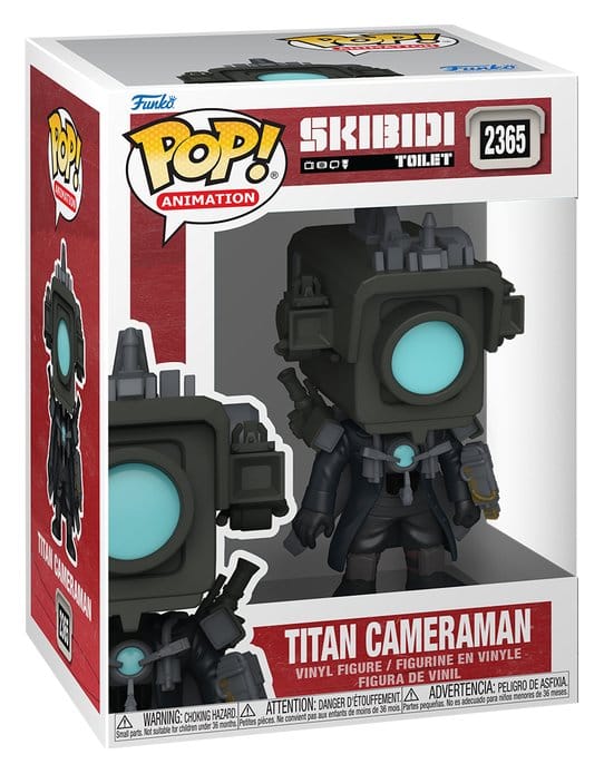 Skibidi Toilet POP! Rocks Vinyl Figur Titan Cameraman 9 cm Image 2