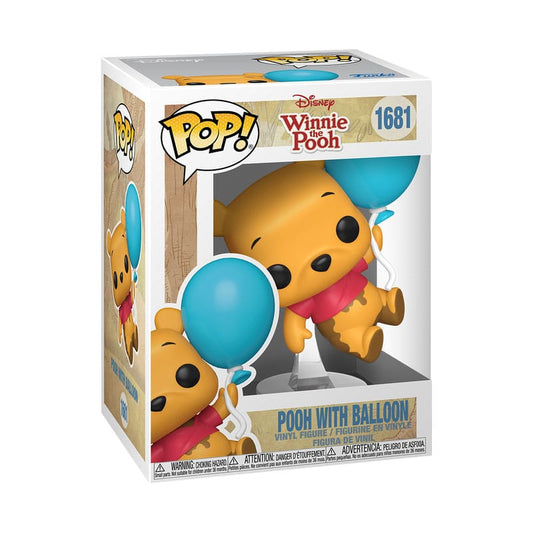 Disney POP! Animation Vinyl Figur Pooh w/Balloon 9 cm Image 2