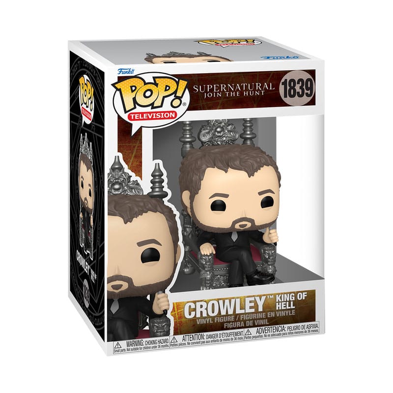 Supernatural POP! Premium Vinyl Figur CrowleyKoH 9 cm Image 2