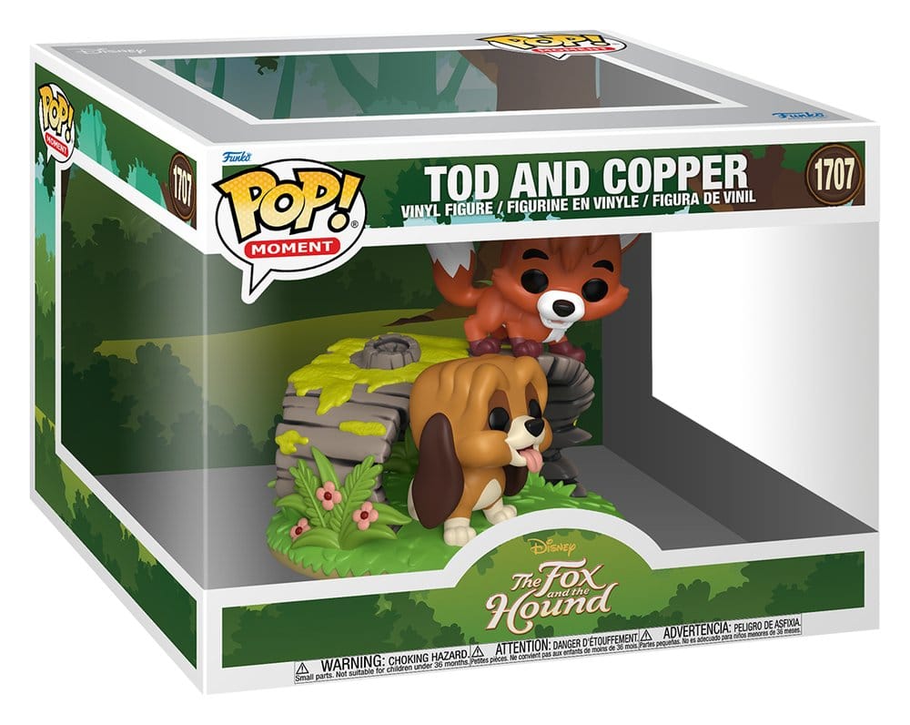 Cap und Capper POP Moments Vinyl Figuren Tod & Copper 9 cm Image 2