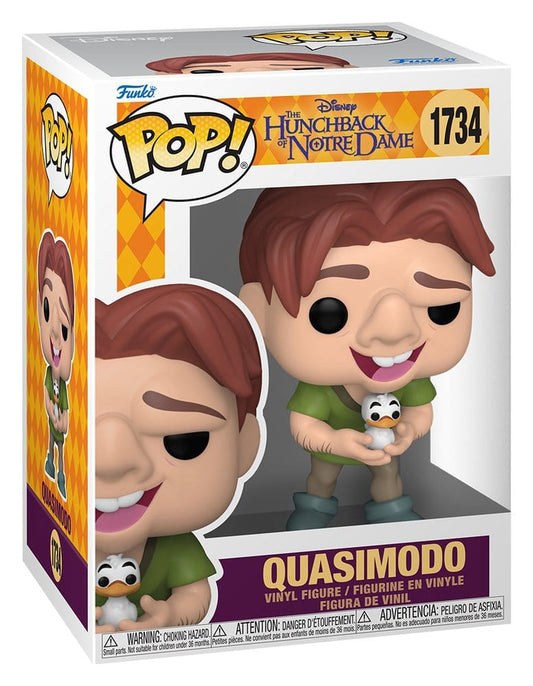 Der Glöckner von Notre Dame POP! Vinyl Figur Quasimodo with Bird 9 cm Image 2