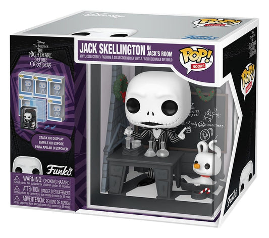 Nightmare Before Christmas POP! Nooks Vinyl Figur Jack Skellington's Room 9 cm Image 2