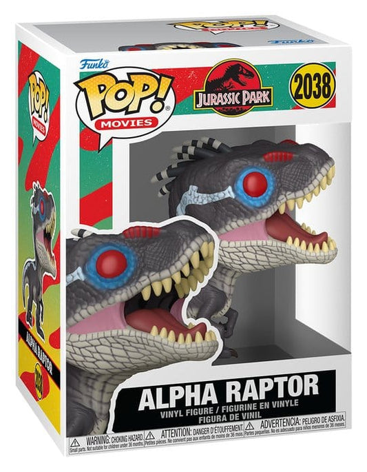Jurassic Park POP! Movies Vinyl Figur Alpha Raptor 9 cm Image 2