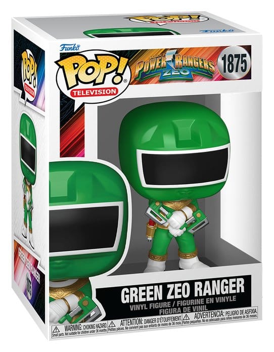 Power Rangers Zeo POP! Movies Vinyl Figuren Zeo Ranger Green 9 cm Image 2