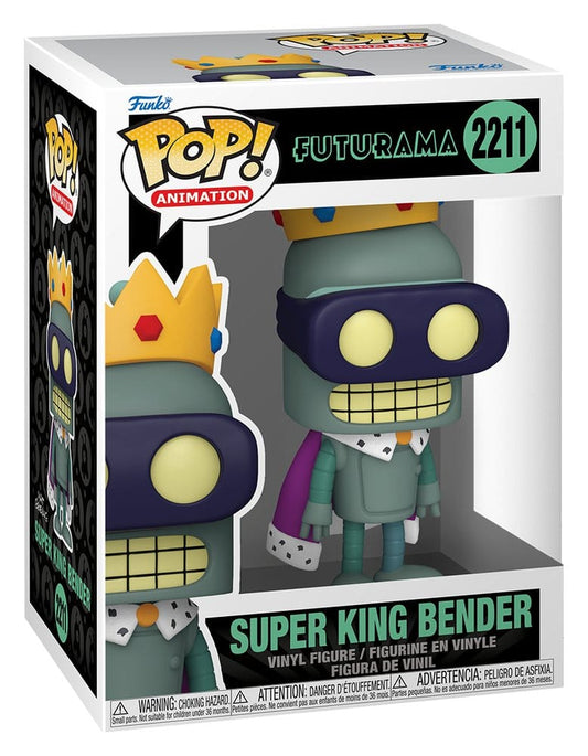 Futurama Pop! Animation Vinyl Figur Super King Bender 9 cm Image 2