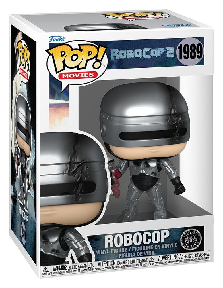 Robocop POP! Movies Vinyl Figuren Robocop (Metallic) with Chase 9 cm Sortiment (6) Image 5