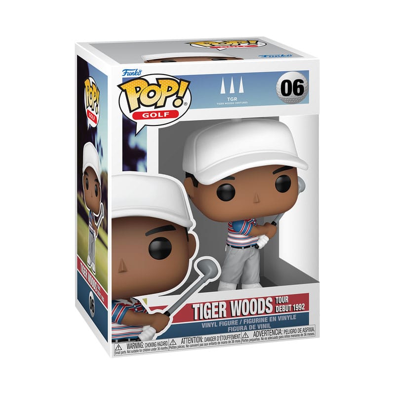 Tiger Woods POP! Golf Vinyl Figur Tour Debut 1992 9 cm Image 2