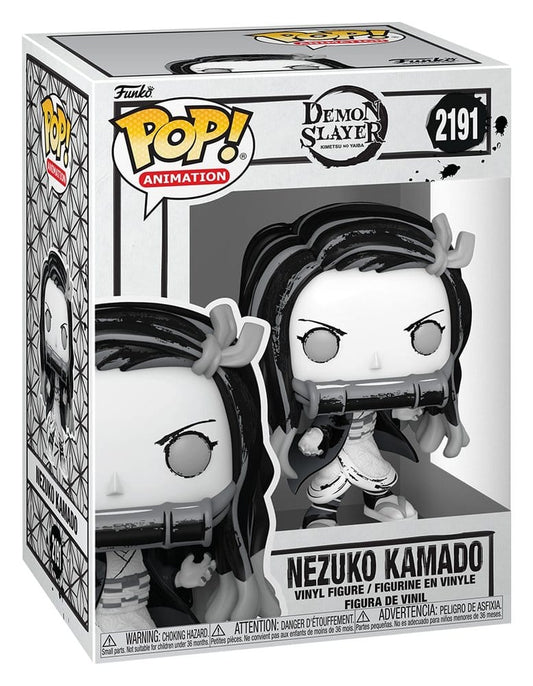 Demon Slayer: Kimetsu no Yaiba POP! Animation Vinyl Figuren Nezuko(Sumi-Ink) 9 cm Image 2