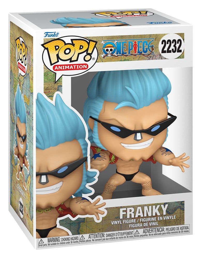 One Piece POP! Animation Vinyl Figur Franky (Refresh) 9 cm Image 2