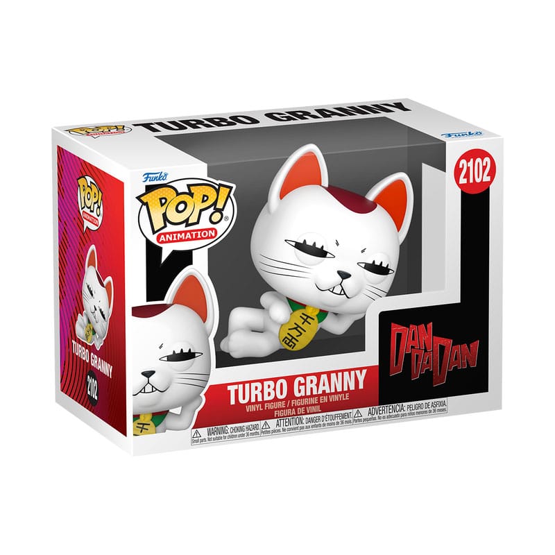 Dandadan POP! Animation Vinyl Figur Turbo Granny Cat 9 cm Image 2