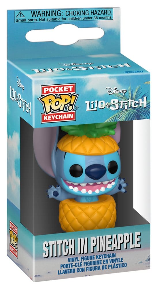 Lilo&Stitch POP! Vinyl Schlüsselanhänger 4 cm Stitch in pineapple Display (12) Image 2