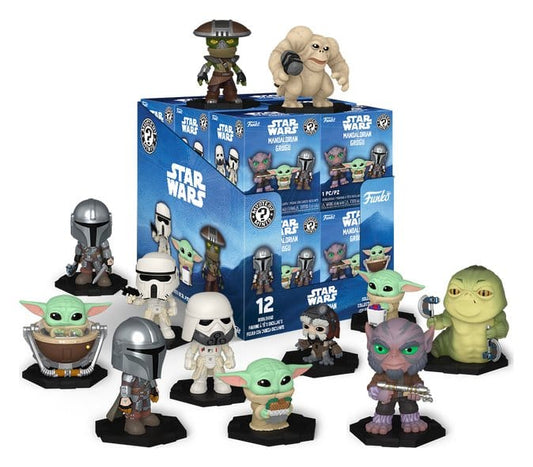 Star Wars Mystery Minis Minifiguren 5 cm The Mandalorian and Grogu Series 2 Display (12) Image 2