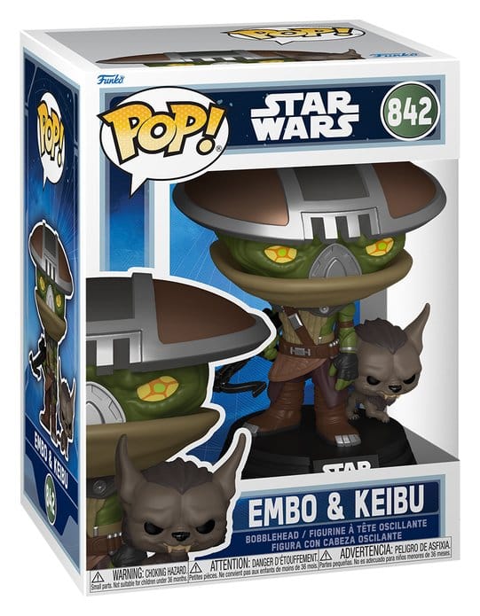 Star Wars: The Mandalorian and Grogu POP! & Buddy Vinyl Figur Embo & Keibu 9 cm Image 3