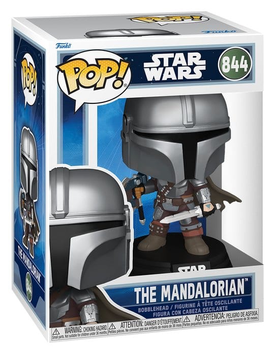 Star Wars: The Mandalorian and Grogu POP! Vinyl Figur The Mandalorian (Dual Wield) 9 cm Image 3