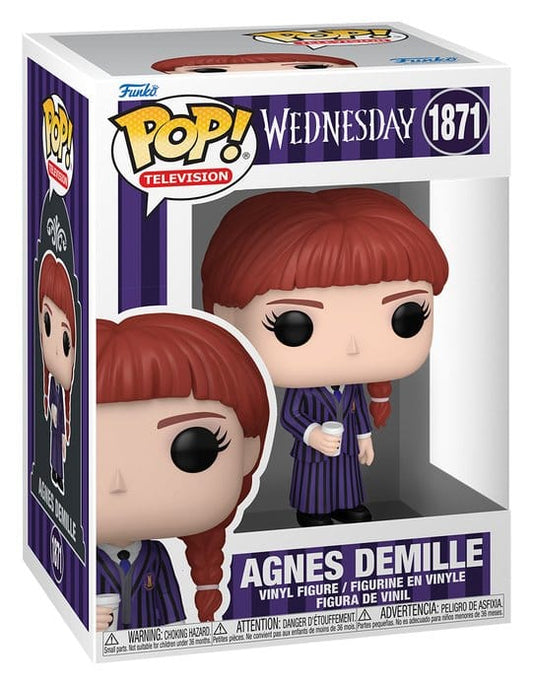 Wednesday POP! TV Vinyl Figur Agnes Demille 9 cm Image 2