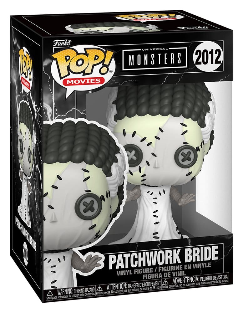 Universal Monsters Patchwork POP! Movies Vinyl Figur Bride of Frankenstein 9 cm Image 2