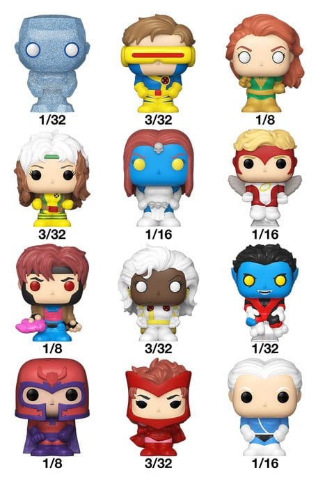 X-Men Bitty POP! Single Vinyl Figuren Display (32) PDQ 2,5 cm Image 2