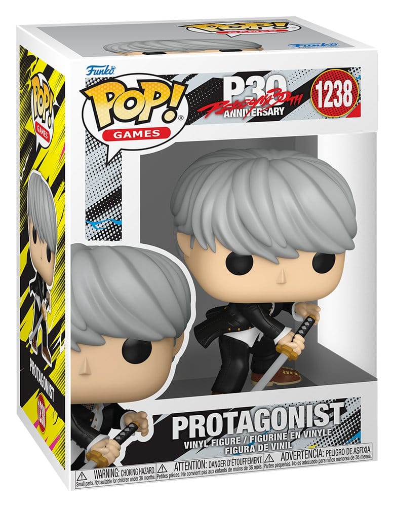 Persona 4 POP! Games Vinyl Figur Protagonist (Yu) 9 cm Image 2