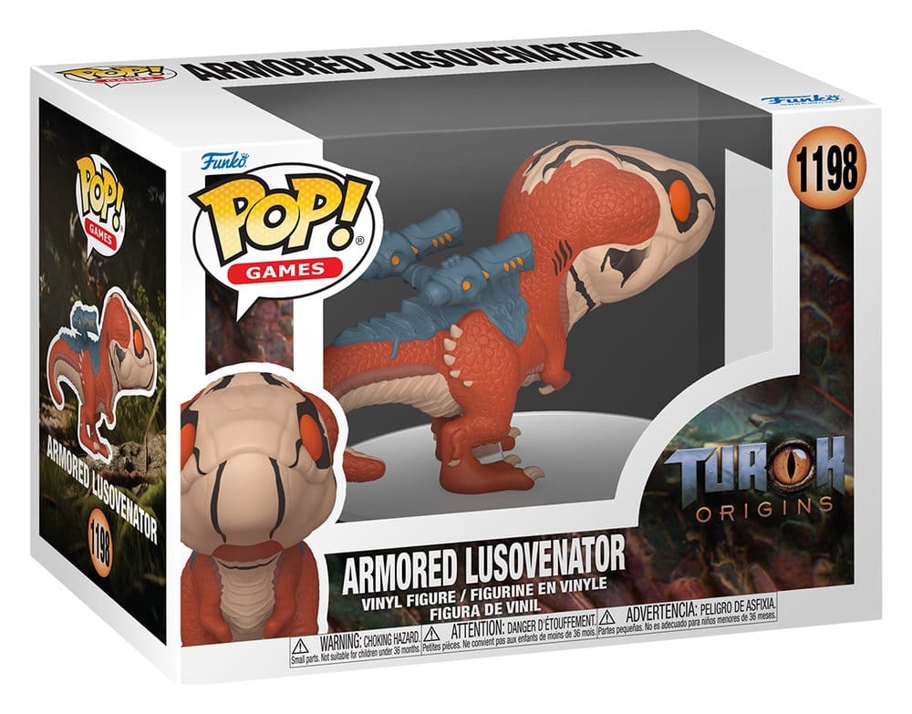 Turok POP! Games Vinyl Figur Armored Lusovenator 9 cm Image 2