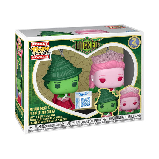 Wicked POP! Vinyl Schlüsselanhänger 2er-Pack G&E (Ombre) 4 cm Image 2